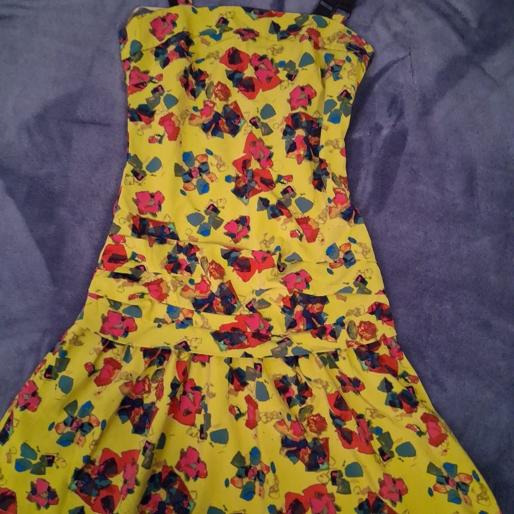RACHEL Rachel Roy Multicolor Abstract Dress